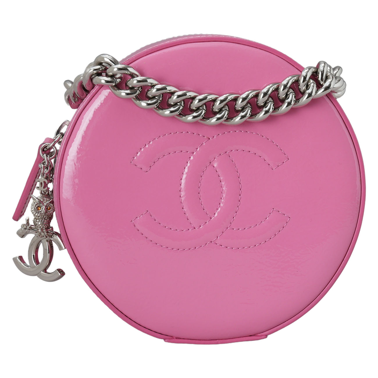 CHANEL(USED)샤넬 페이던트 시즌 라운드 체인 크로스백
