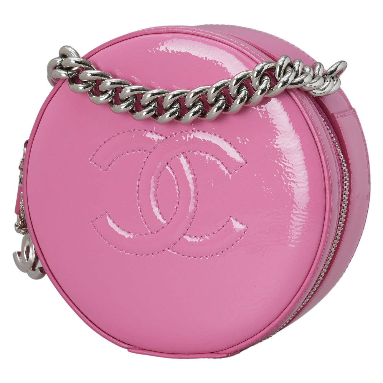 CHANEL(USED)샤넬 페이던트 시즌 라운드 체인 크로스백