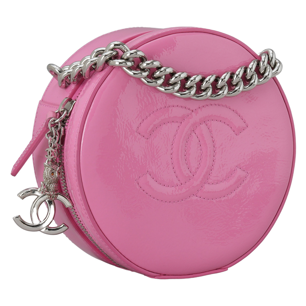 CHANEL(USED)샤넬 페이던트 시즌 라운드 체인 크로스백
