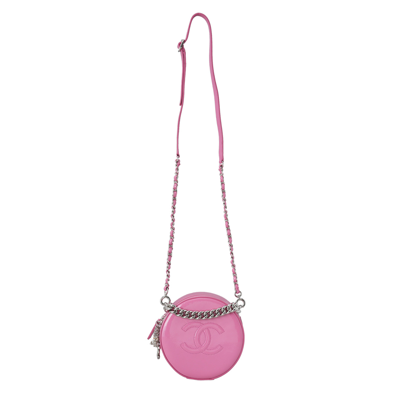 CHANEL(USED)샤넬 페이던트 시즌 라운드 체인 크로스백