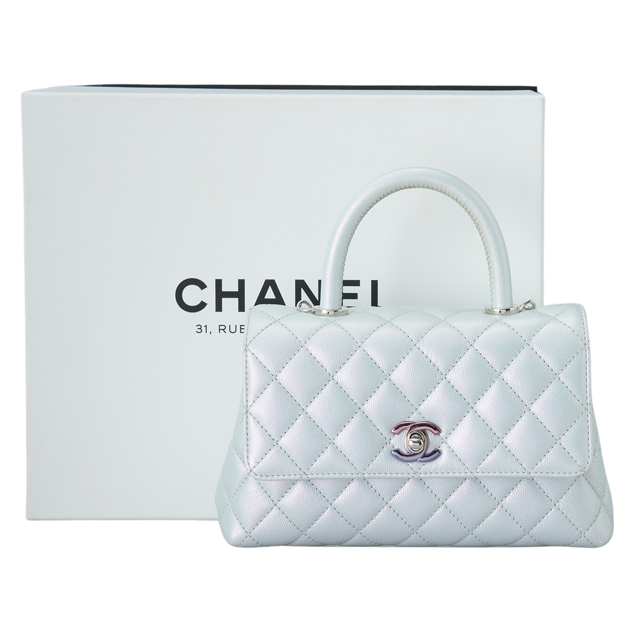 CHANEL(USED)샤넬 캐비어 코코핸들 스몰