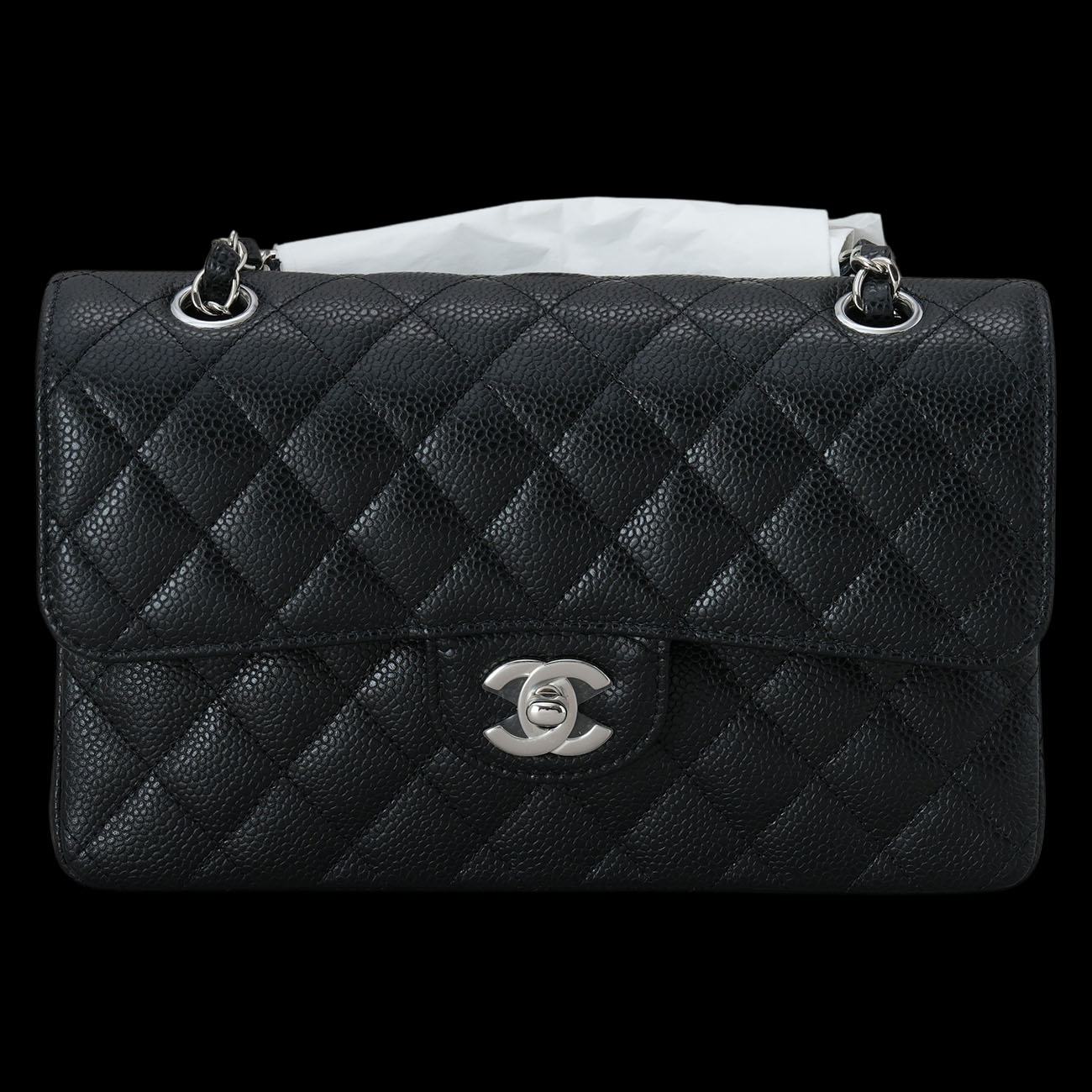 CHANEL(USED)샤넬 캐비어 클래식 스몰 플랩백