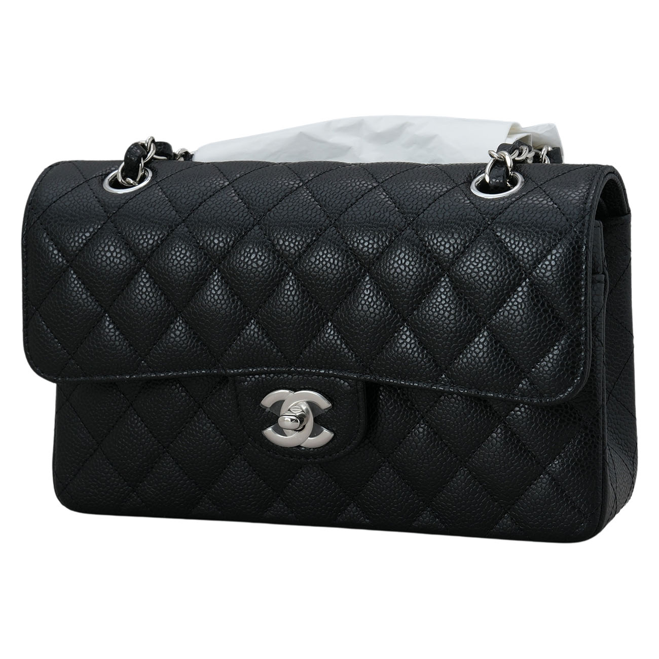 CHANEL(USED)샤넬 캐비어 클래식 스몰 플랩백