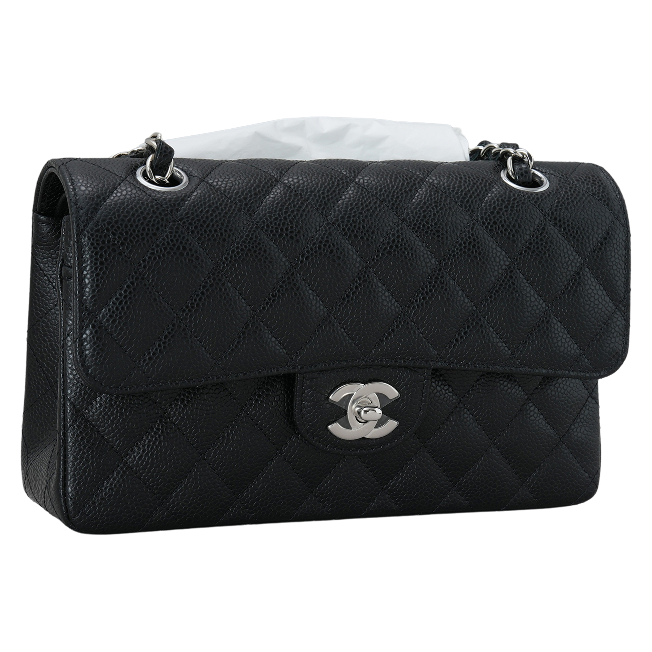 CHANEL(USED)샤넬 캐비어 클래식 스몰 플랩백