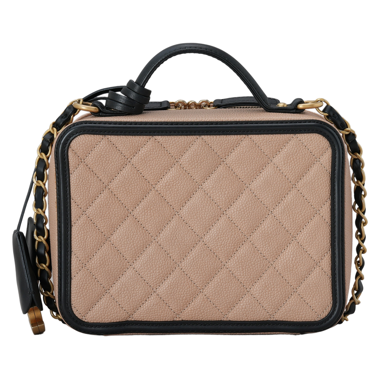 CHANEL(USED)샤넬 코스메틱 탑핸들 체인백