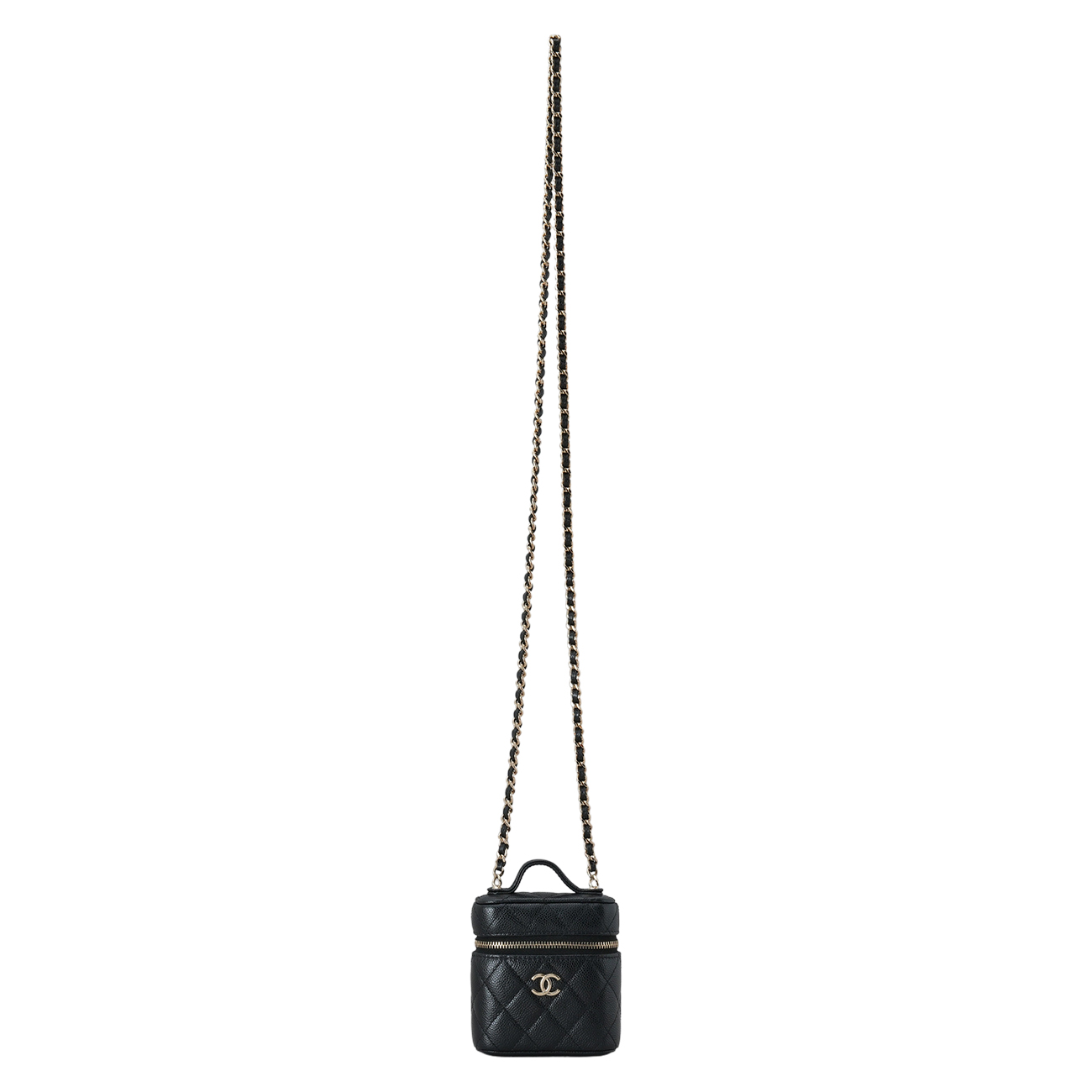 CHANEL(USED)샤넬 캐비어 베니티 탑핸들