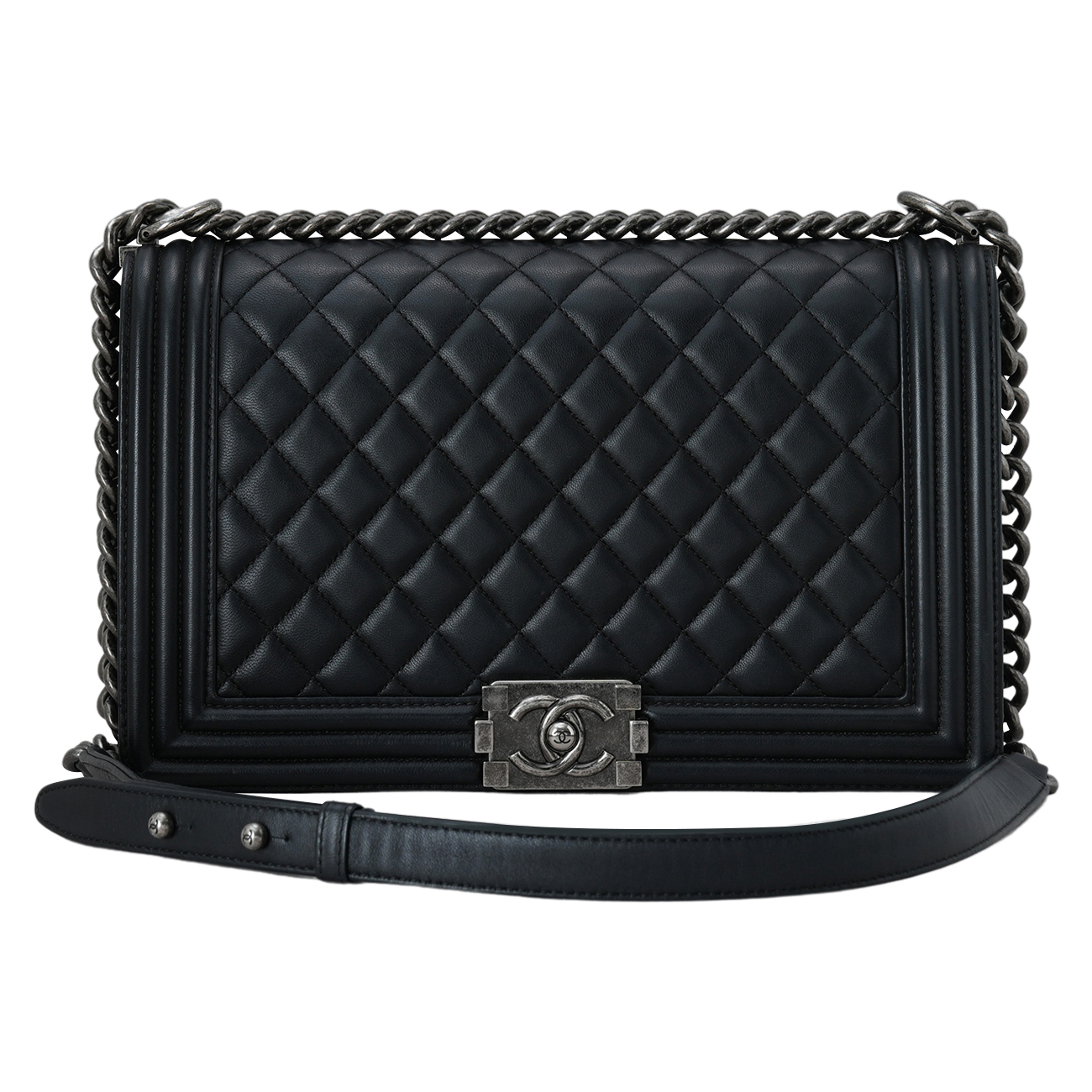 CHANEL(USED)샤넬 보이샤넬 뉴미듐 플랩백