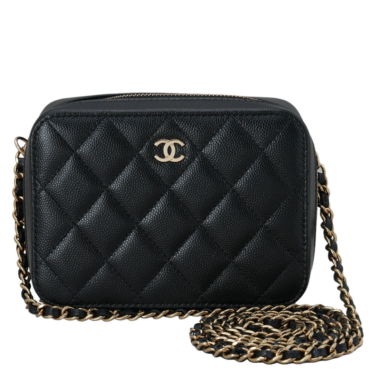 CHANEL(USED)샤넬 AP2426 시즌 캐비어 카메라백