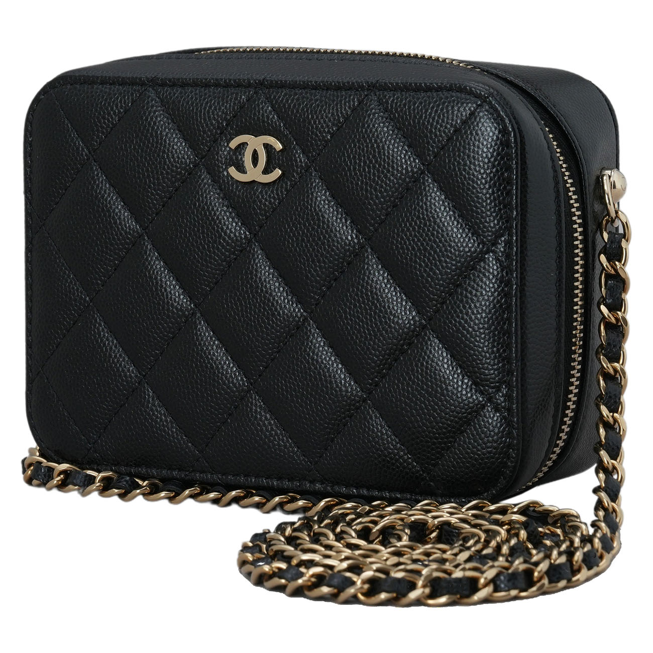 CHANEL(USED)샤넬 AP2426 시즌 캐비어 카메라백