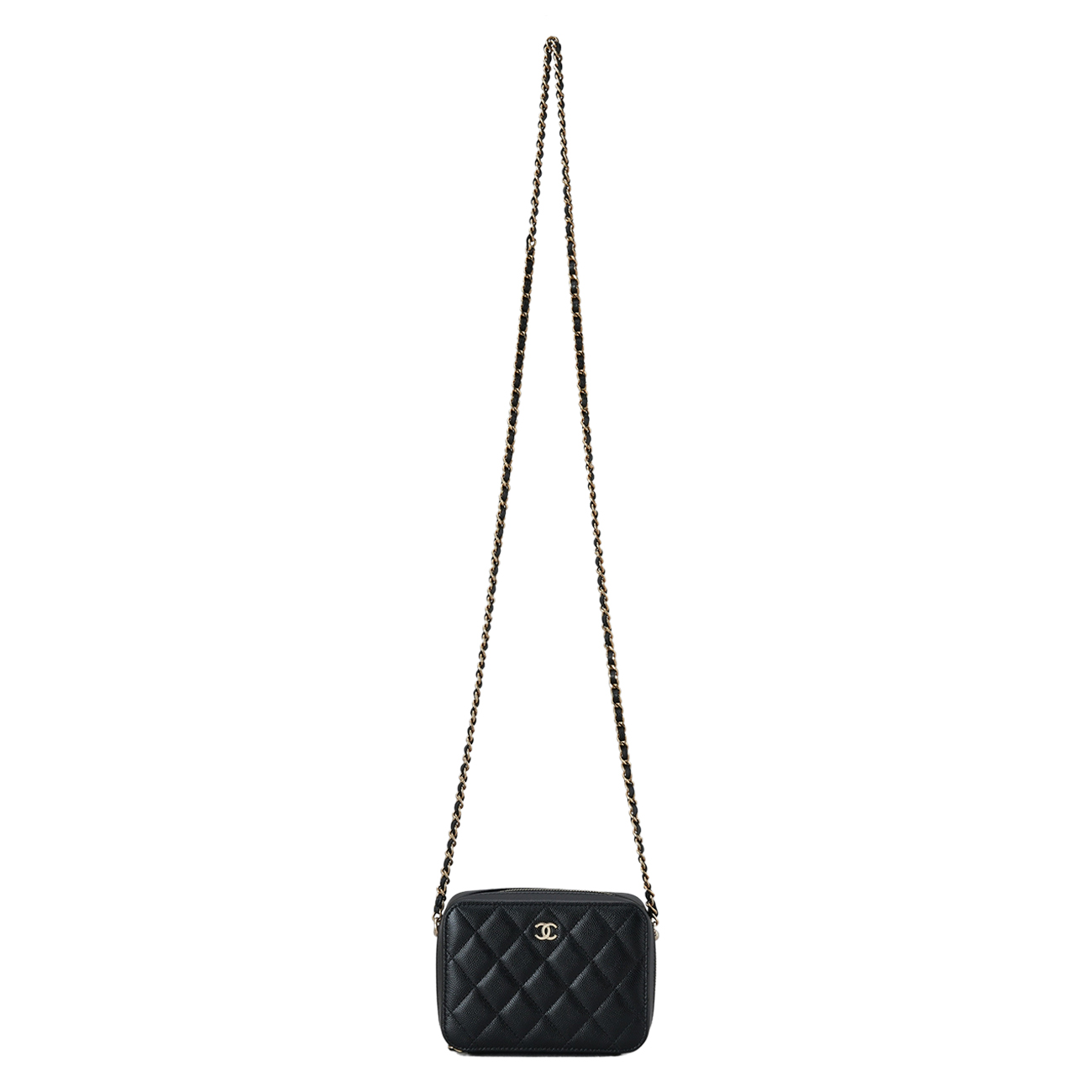 CHANEL(USED)샤넬 AP2426 시즌 캐비어 카메라백