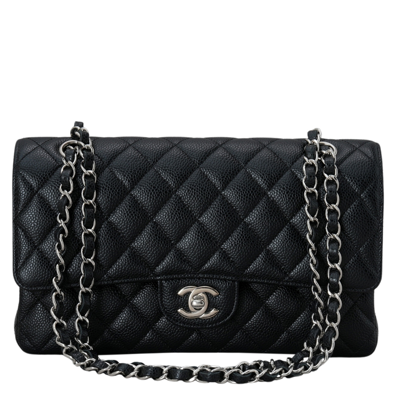 CHANEL(USED)샤넬 캐비어 클래식 미듐 플랩백