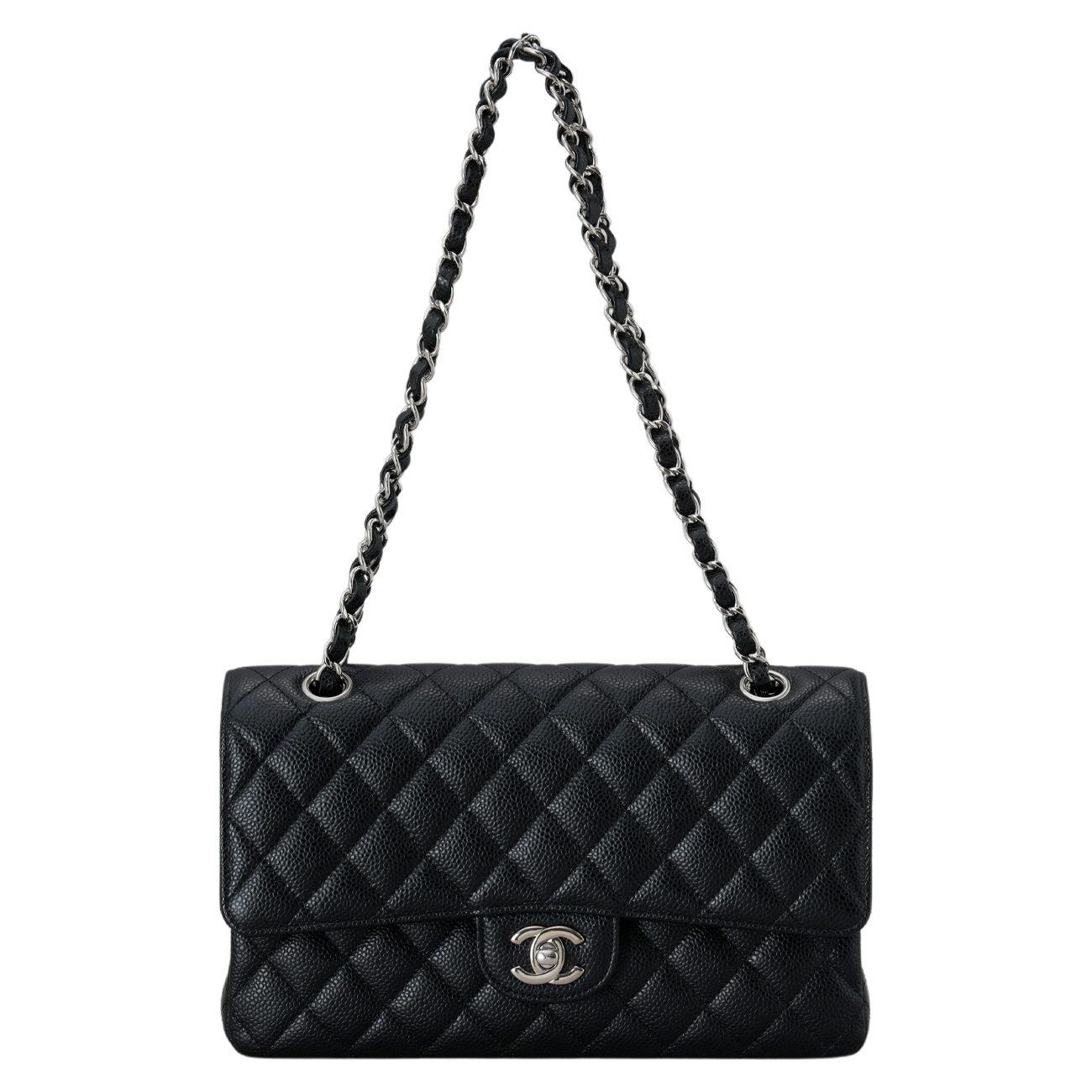 CHANEL(USED)샤넬 캐비어 클래식 미듐 플랩백