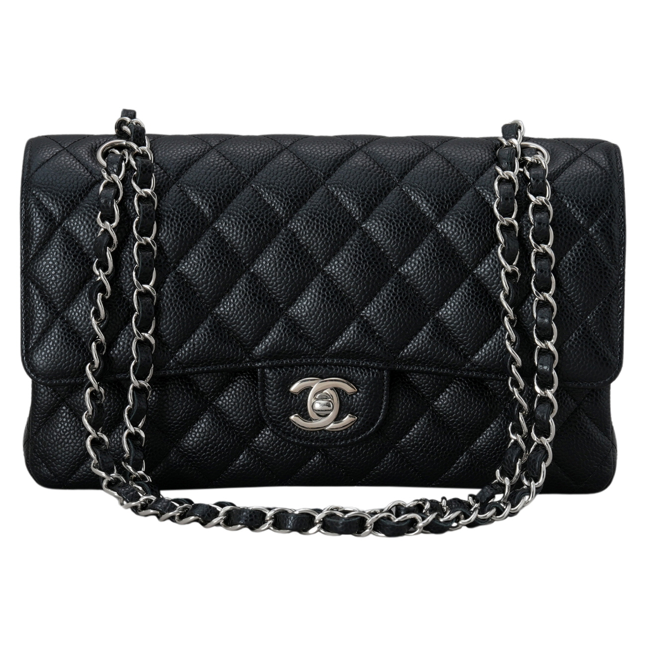 CHANEL(USED)샤넬 캐비어 클래식 미듐 플랩백