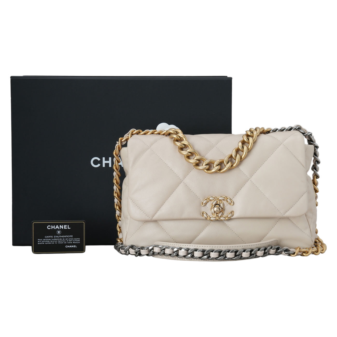 CHANEL(USED)샤넬 AS1161 19백 라지