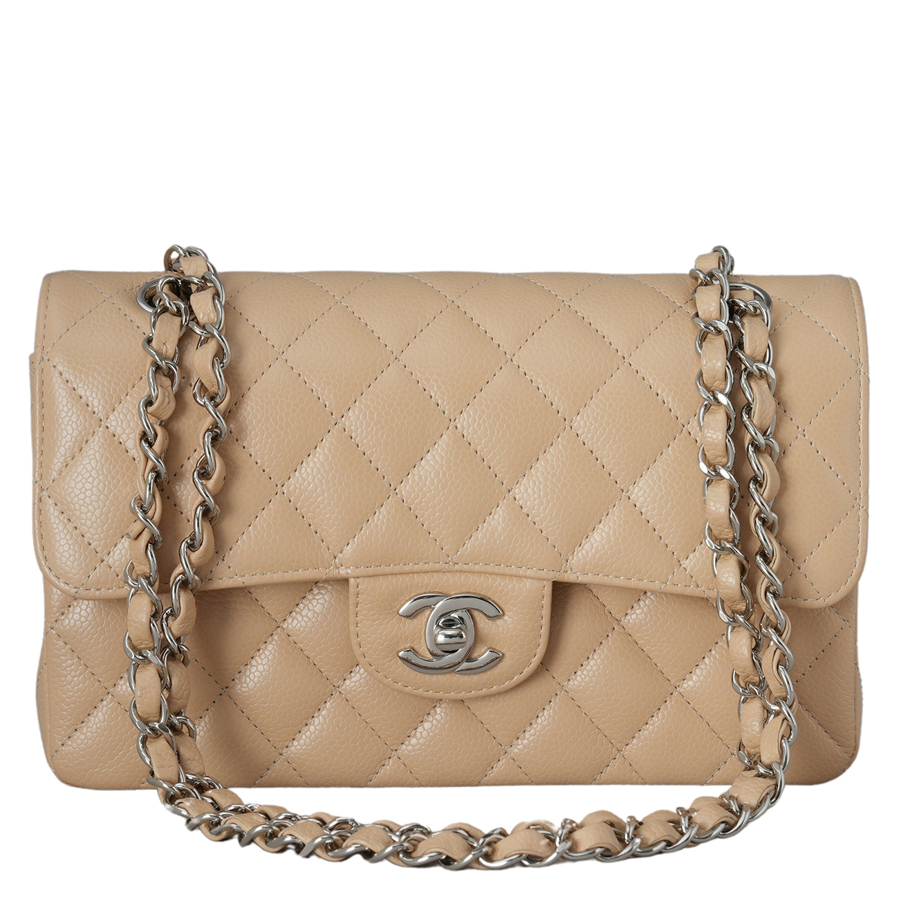 CHANEL(USED)샤넬 A01113 캐비어 클래식 스몰 플랩백