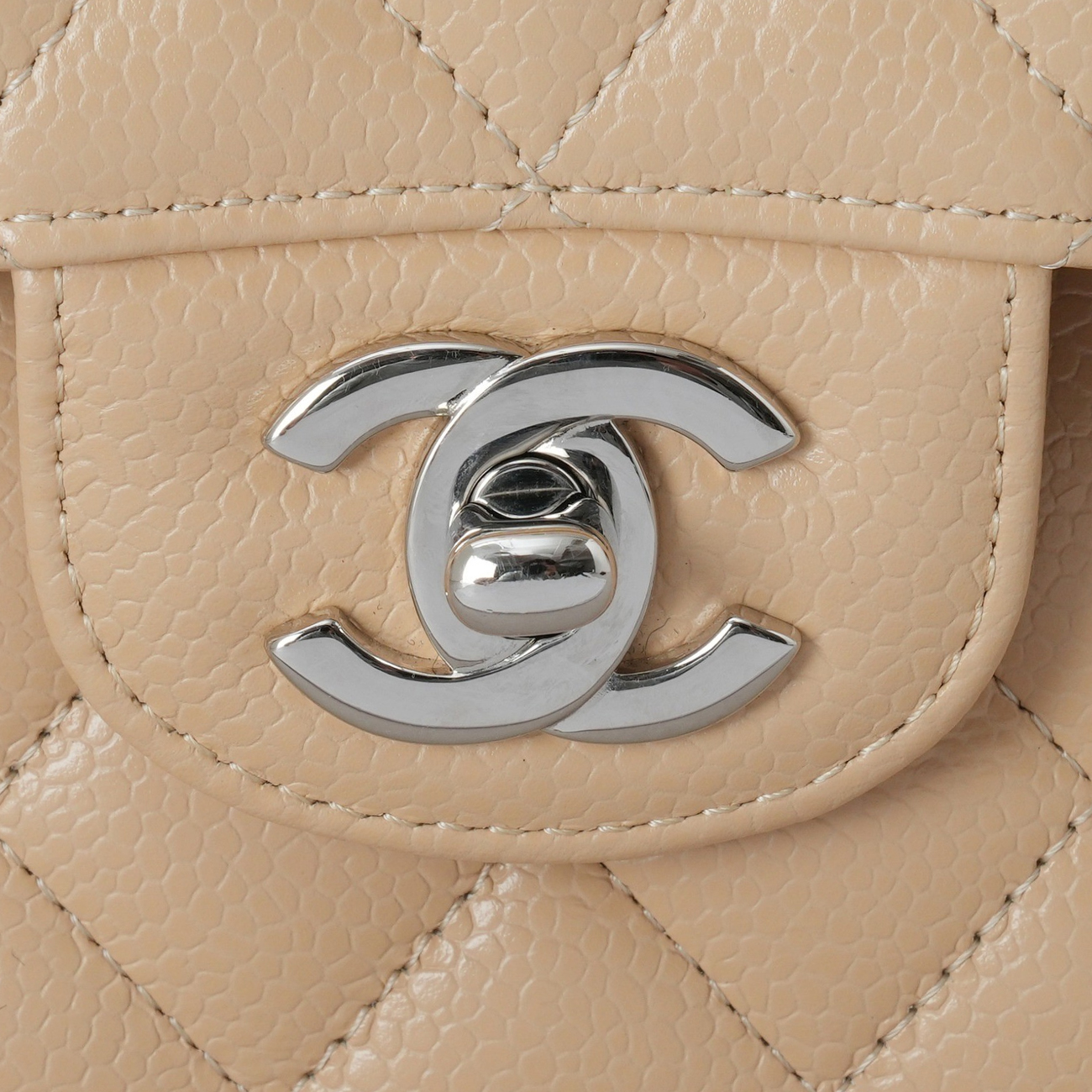 CHANEL(USED)샤넬 A01113 캐비어 클래식 스몰 플랩백