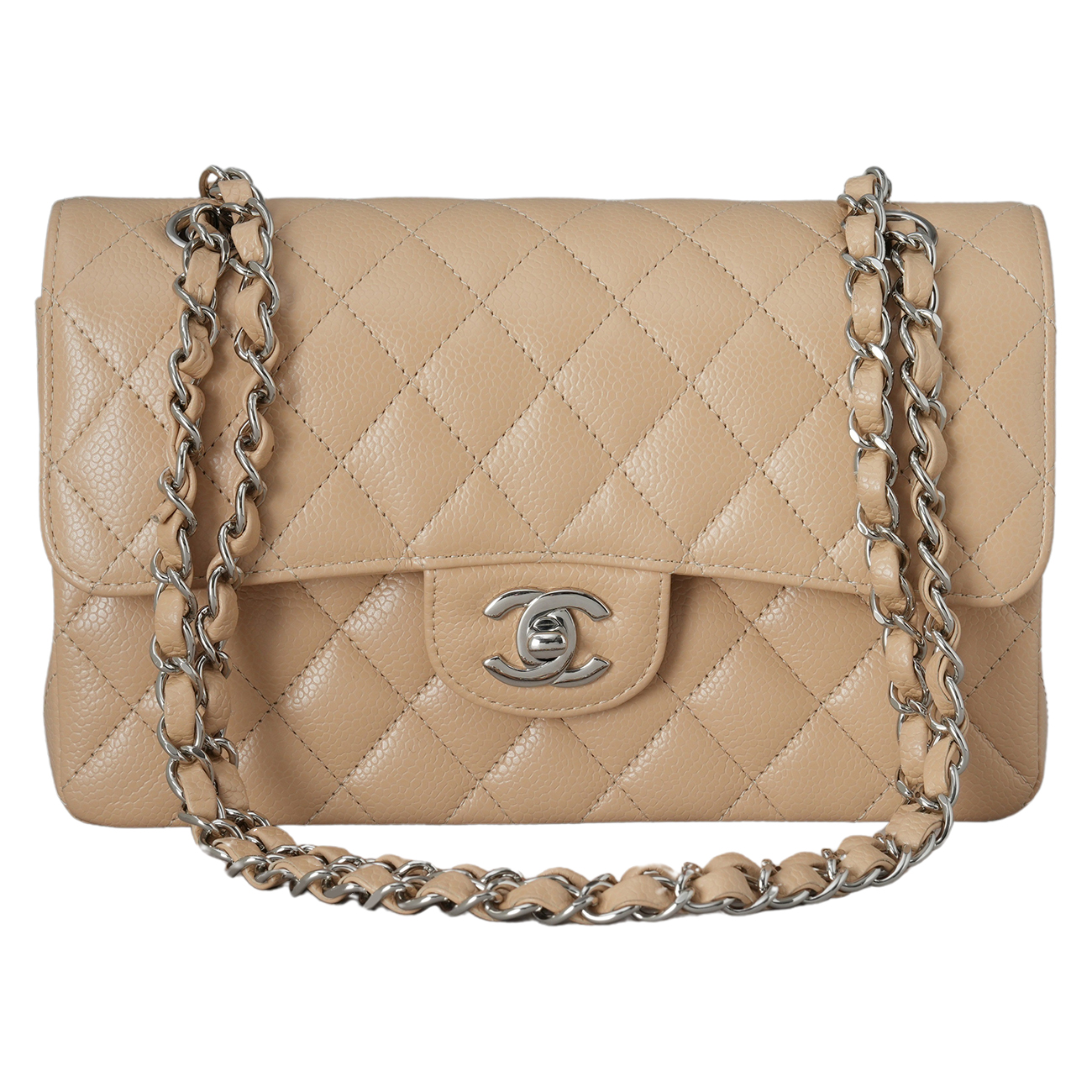 CHANEL(USED)샤넬 A01113 캐비어 클래식 스몰 플랩백