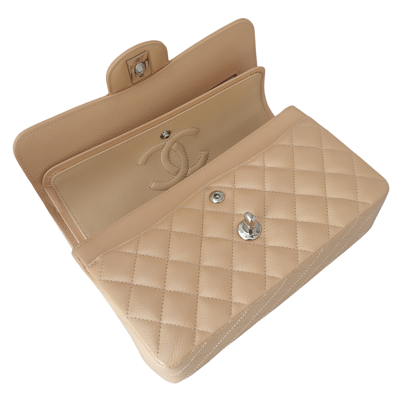 CHANEL(USED)샤넬 A01113 캐비어 클래식 스몰 플랩백