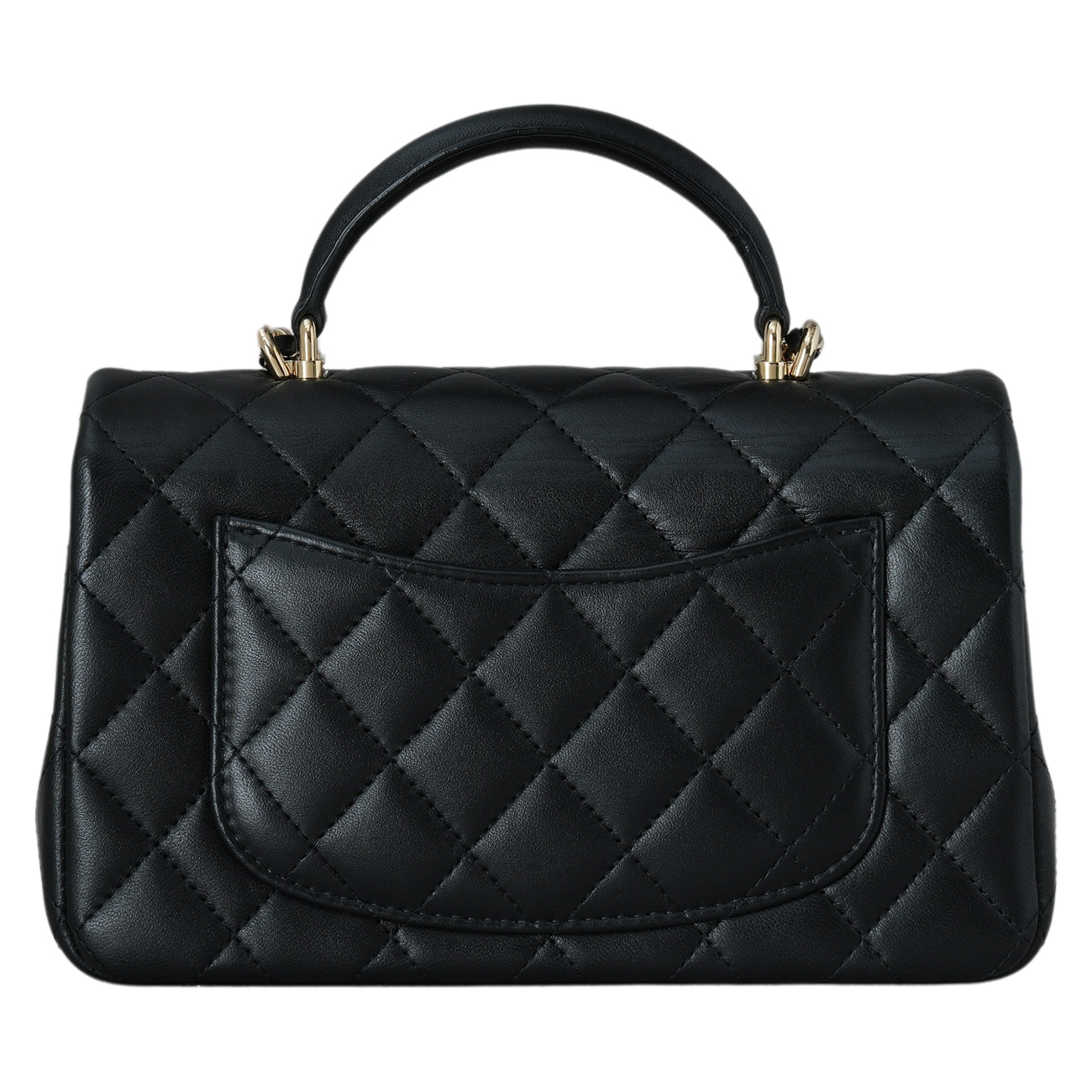 CHANEL(USED)샤넬 AS2431 뉴미니 탑핸들백