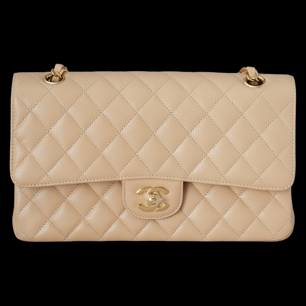 CHANEL(USED)샤넬 캐비어 클래식 미듐 플랩백