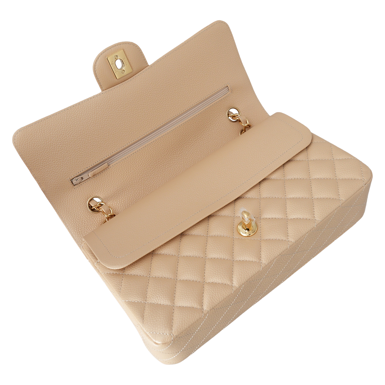 CHANEL(USED)샤넬 캐비어 클래식 미듐 플랩백