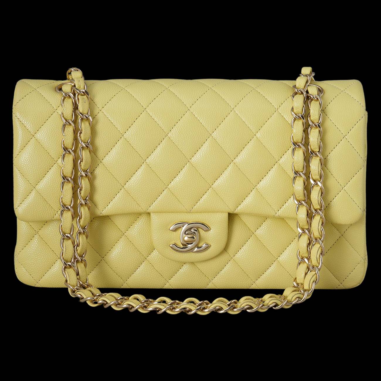CHANEL(USED)샤넬 캐비어 클래식 미듐 플랩백