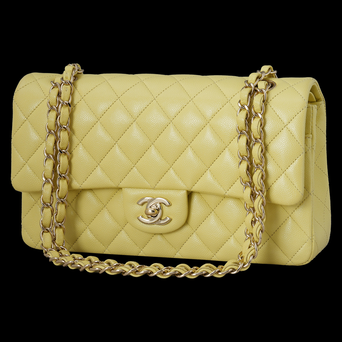 CHANEL(USED)샤넬 캐비어 클래식 미듐 플랩백