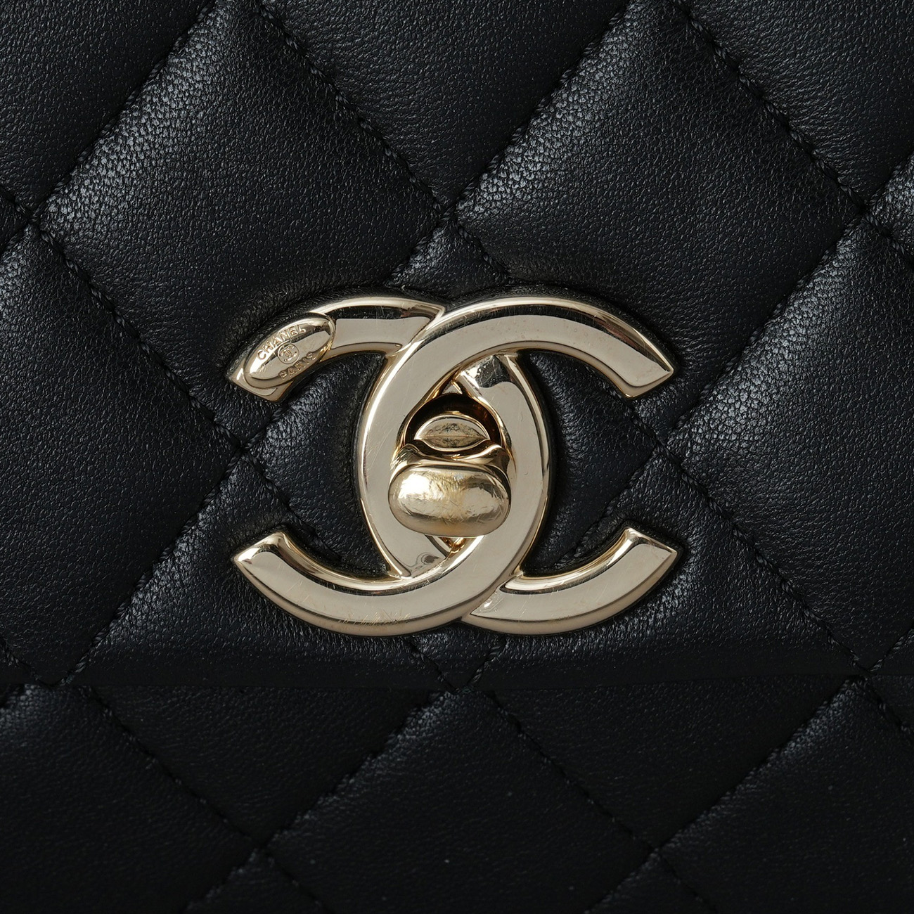 CHANEL(USED)샤넬 시즌 탑핸들 체인 플랩백