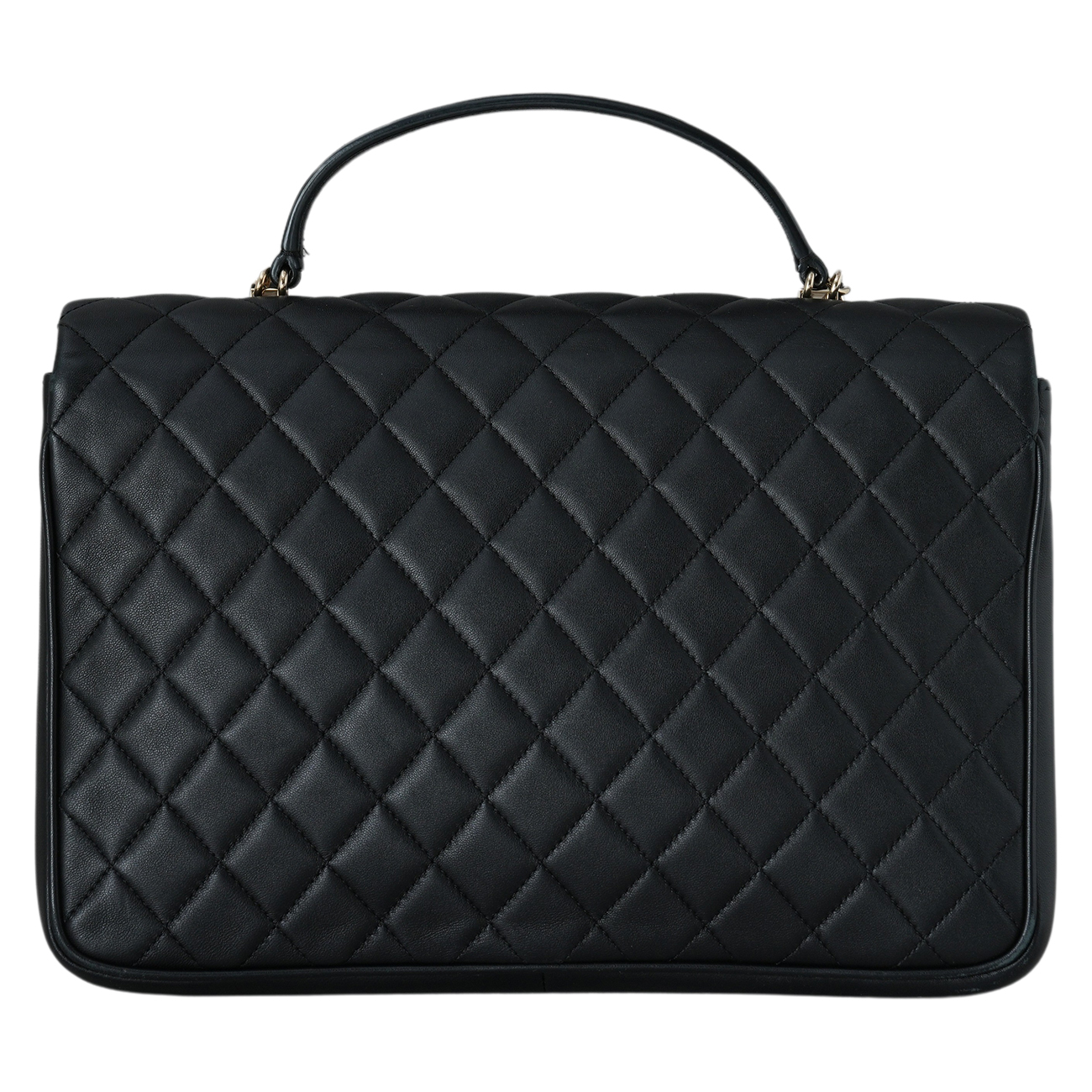 CHANEL(USED)샤넬 시즌 탑핸들 체인 플랩백