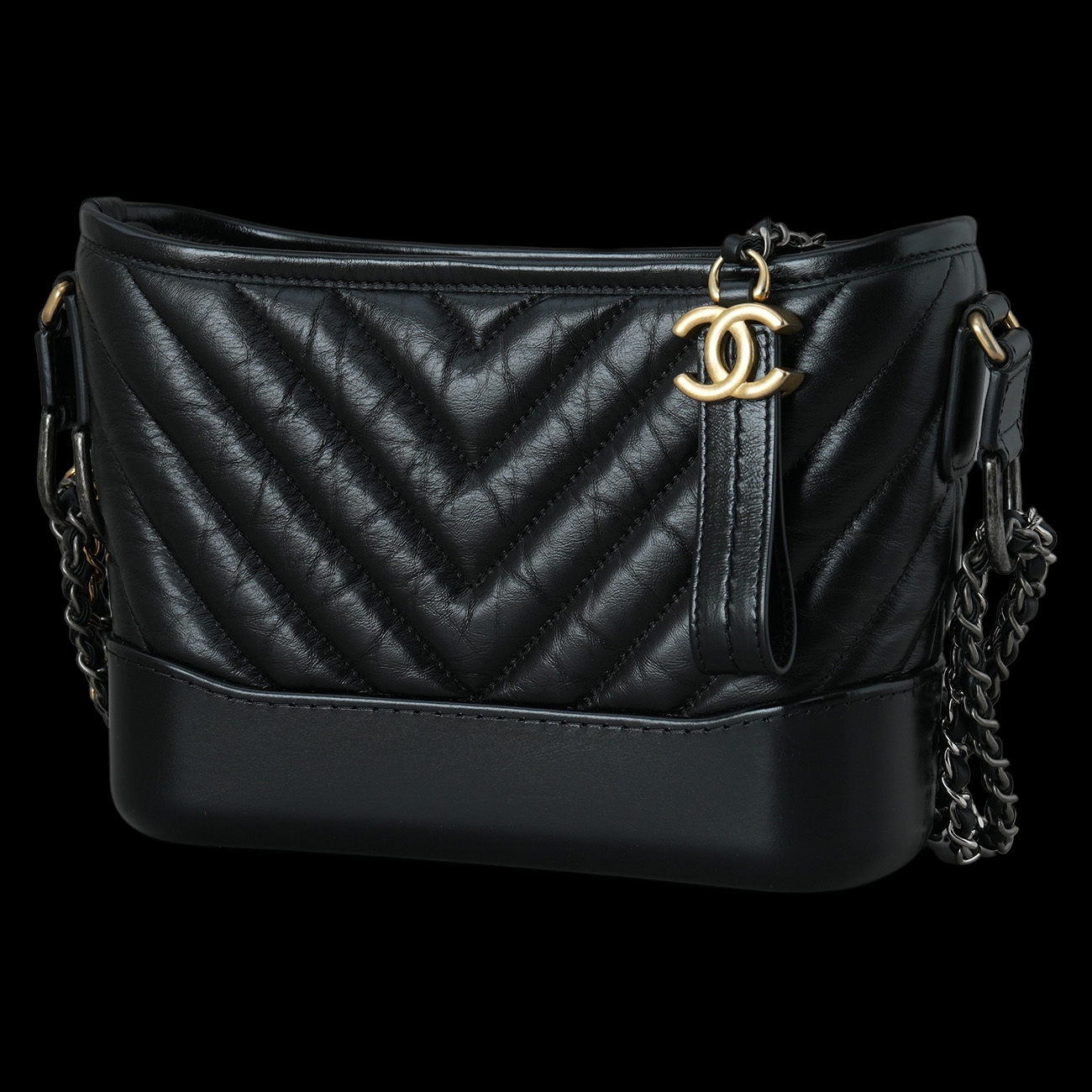 CHANEL(USED)샤넬 쉐브론 가브리엘 호보 스몰