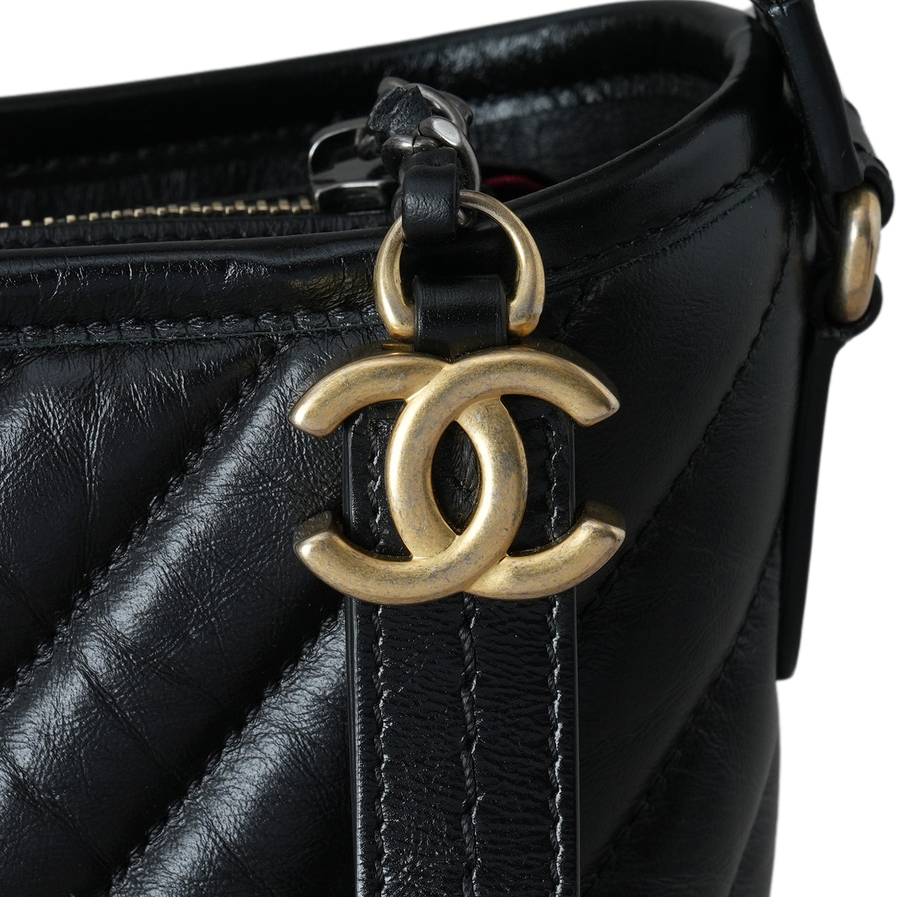 CHANEL(USED)샤넬 쉐브론 가브리엘 호보 스몰