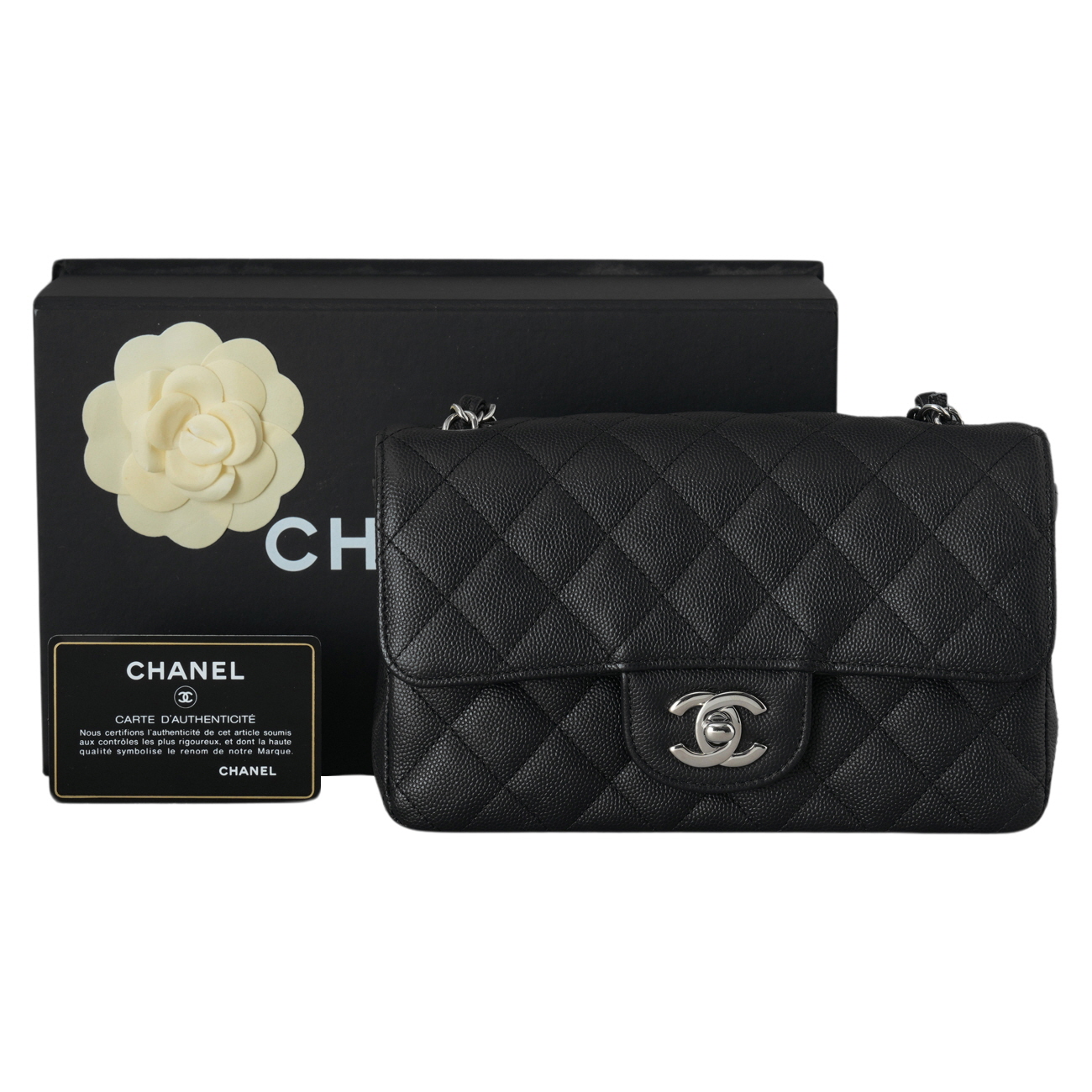 CHANEL(USED)샤넬 캐비어 클래식 뉴미니 크로스백