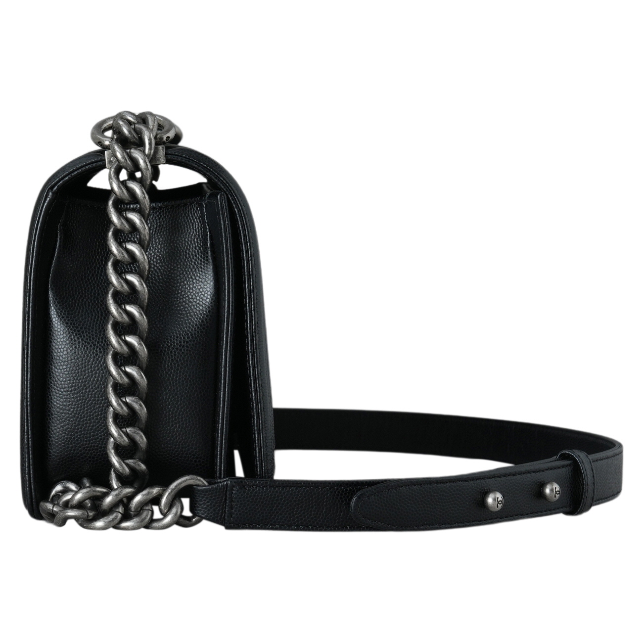 CHANEL(USED)샤넬 캐비어 보이샤넬 미듐 플랩백