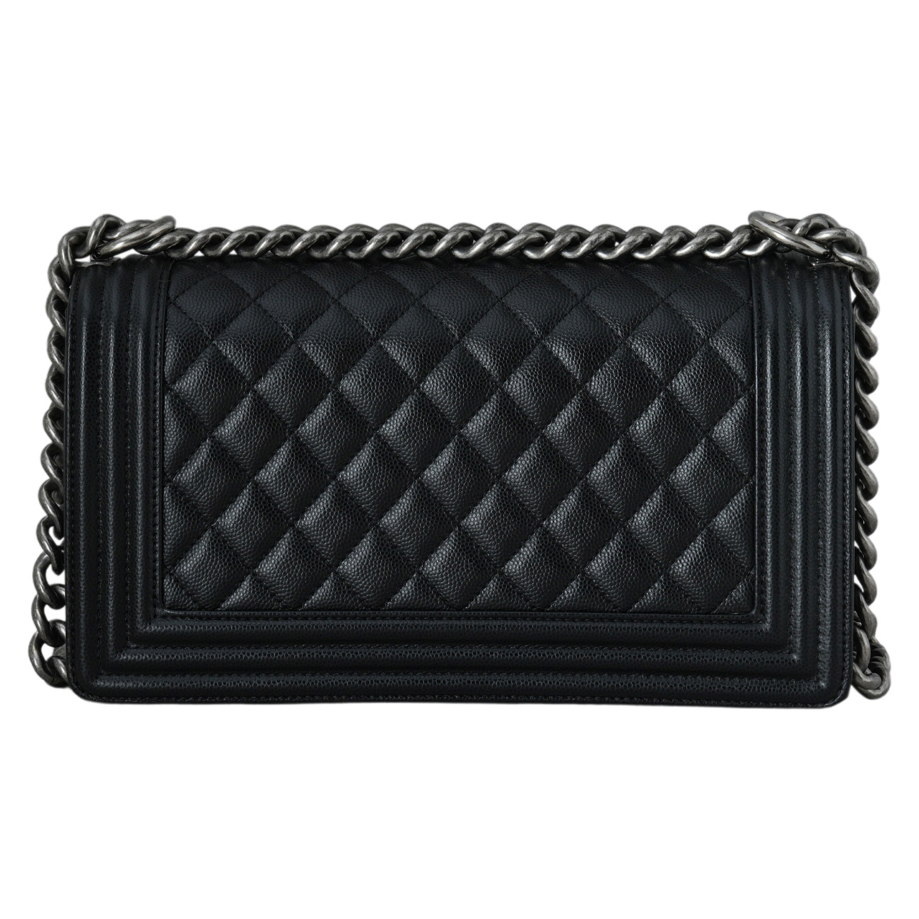 CHANEL(USED)샤넬 캐비어 보이샤넬 미듐 플랩백