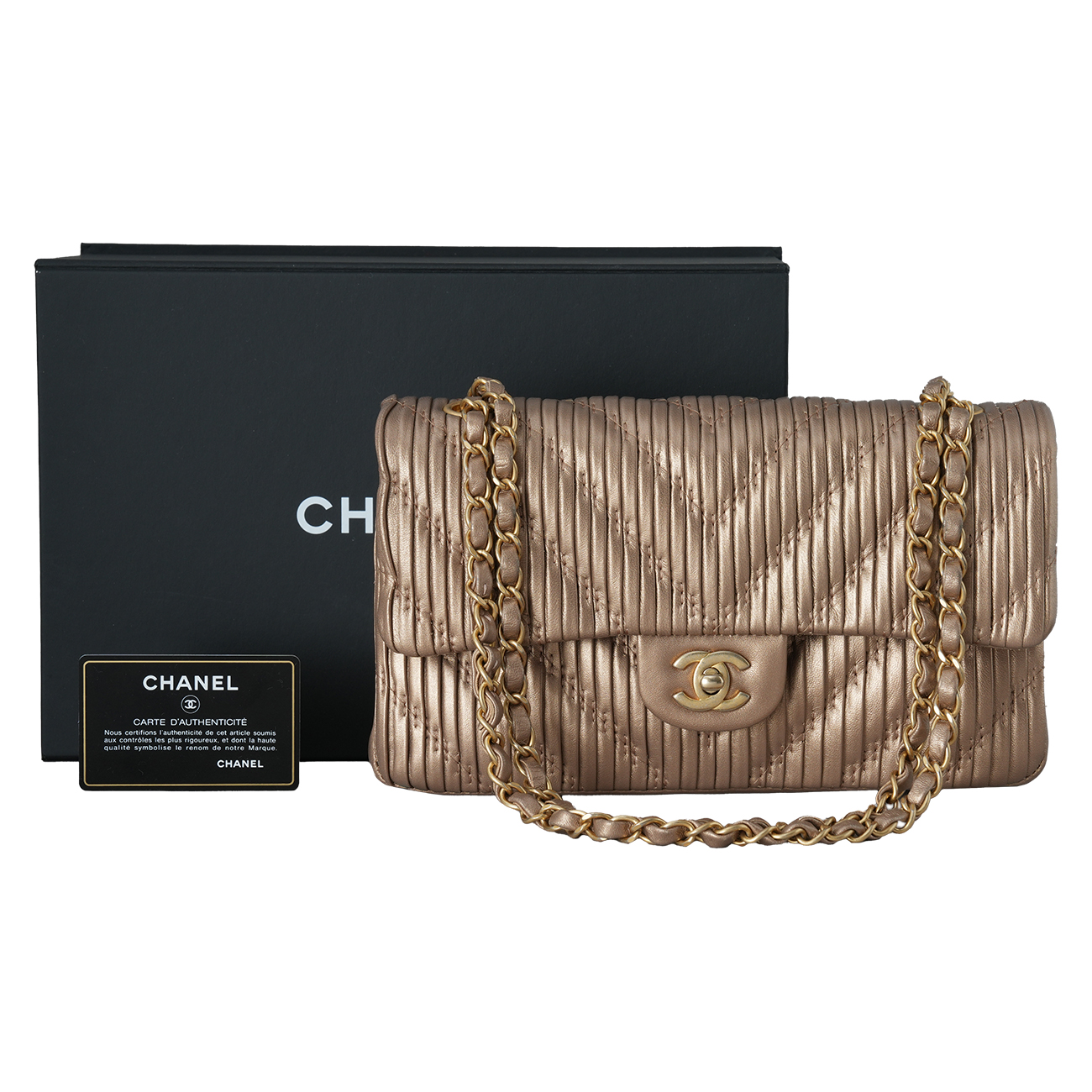 CHANEL(USED)샤넬 시즌 클래식 미듐 플랩백