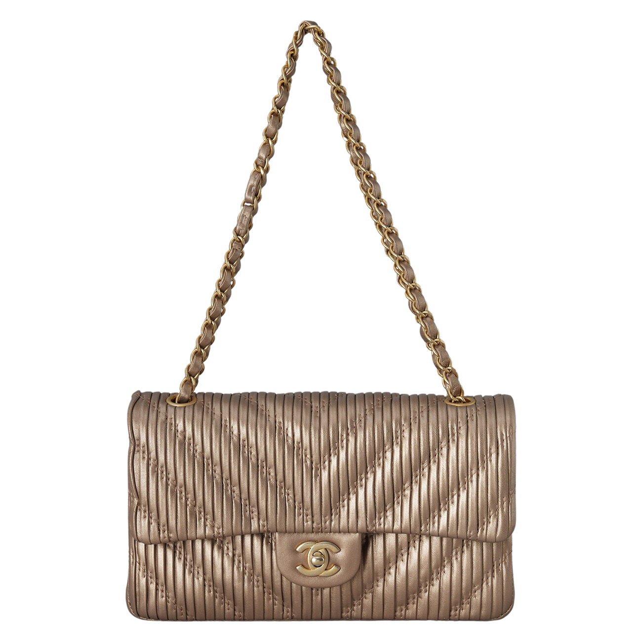 CHANEL(USED)샤넬 시즌 클래식 미듐 플랩백
