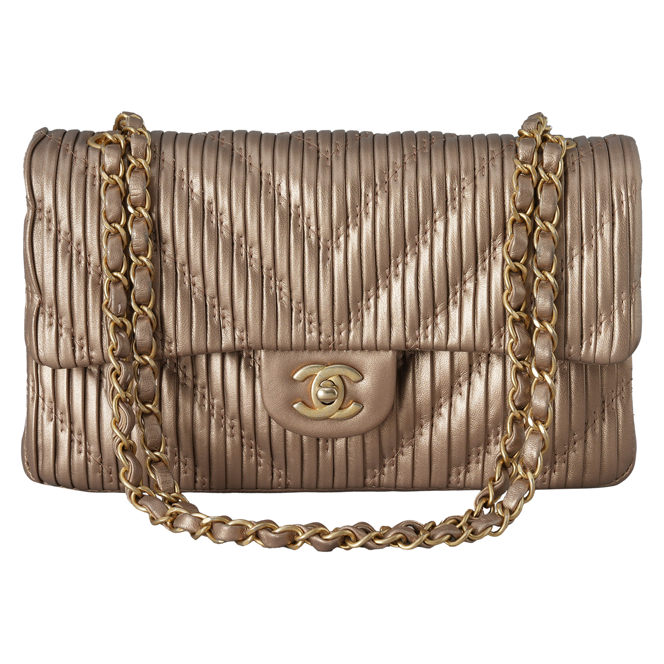 CHANEL(USED)샤넬 시즌 클래식 미듐 플랩백
