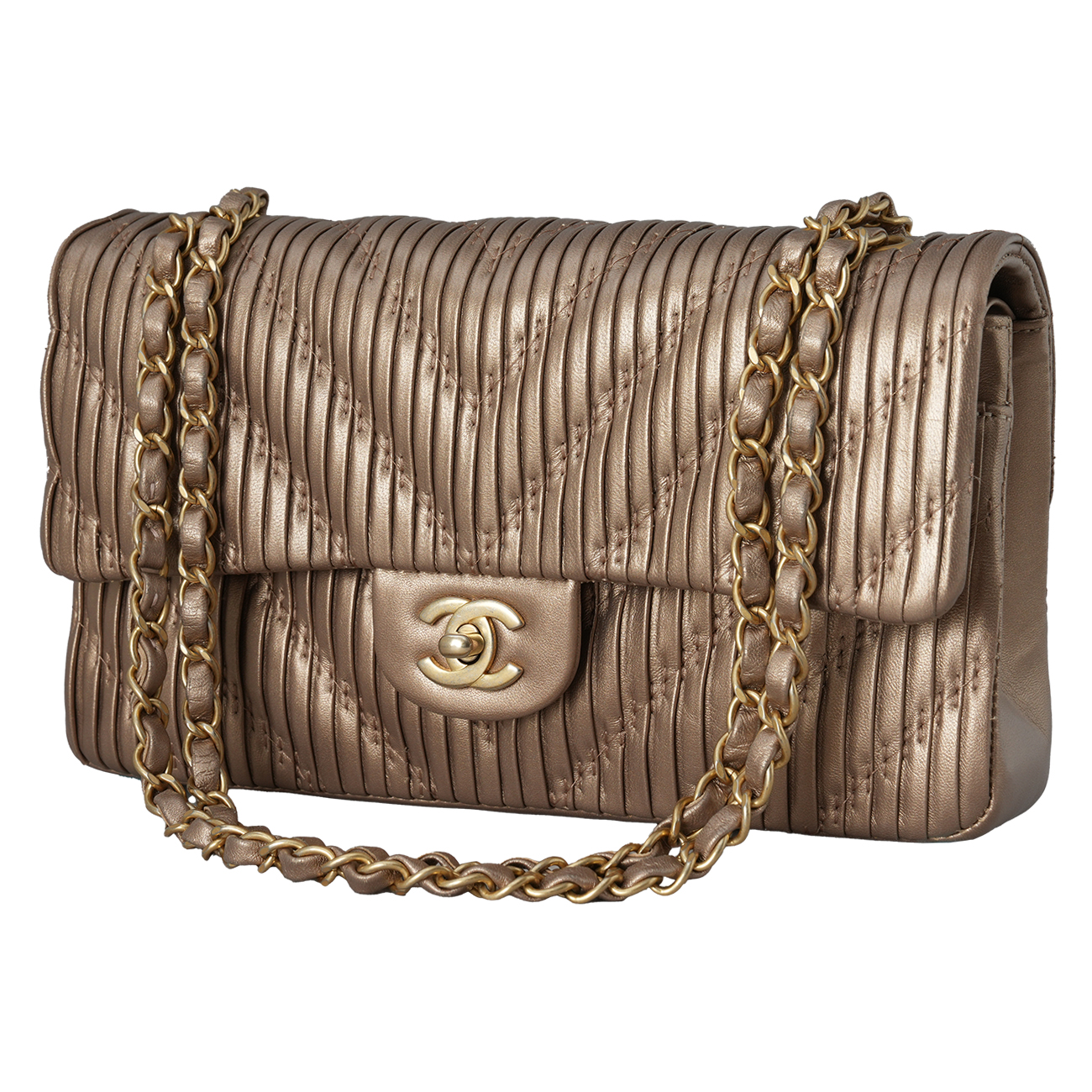 CHANEL(USED)샤넬 시즌 클래식 미듐 플랩백