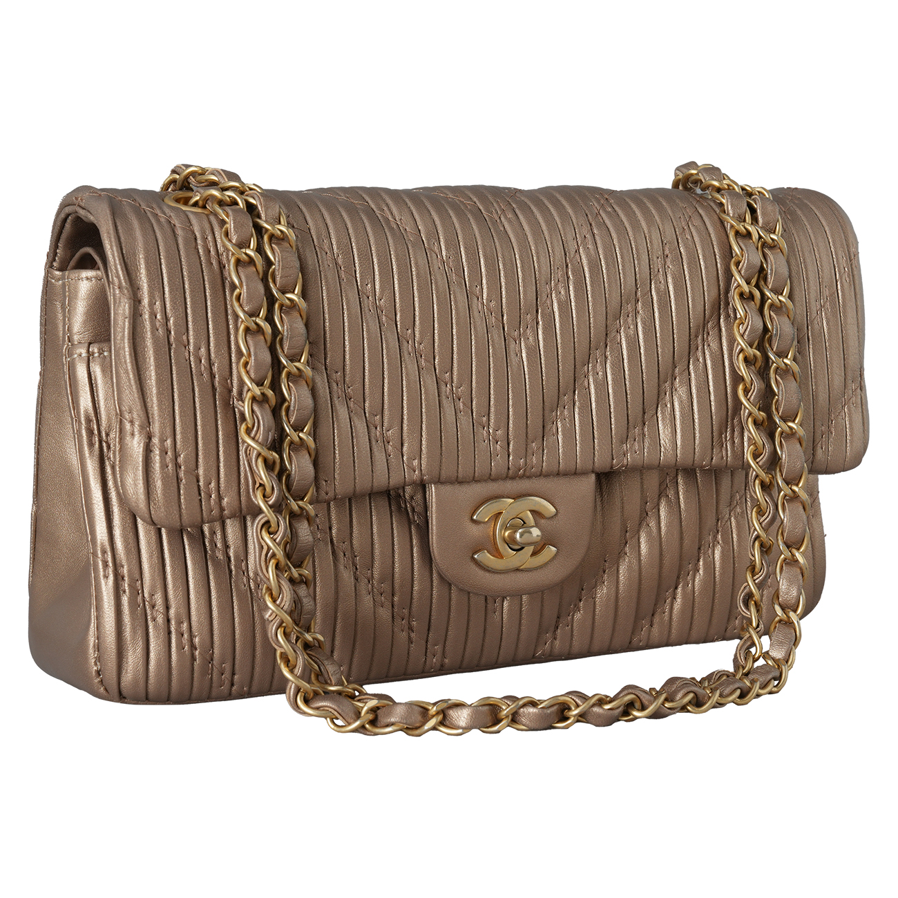 CHANEL(USED)샤넬 시즌 클래식 미듐 플랩백