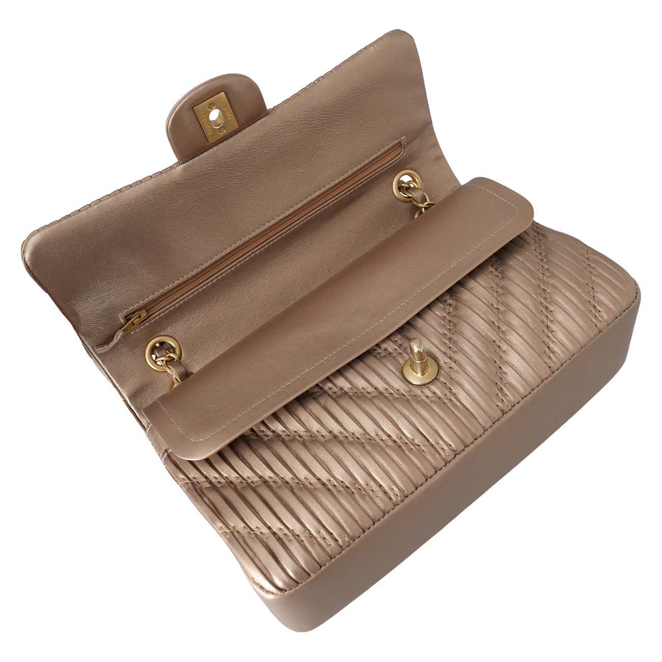 CHANEL(USED)샤넬 시즌 클래식 미듐 플랩백