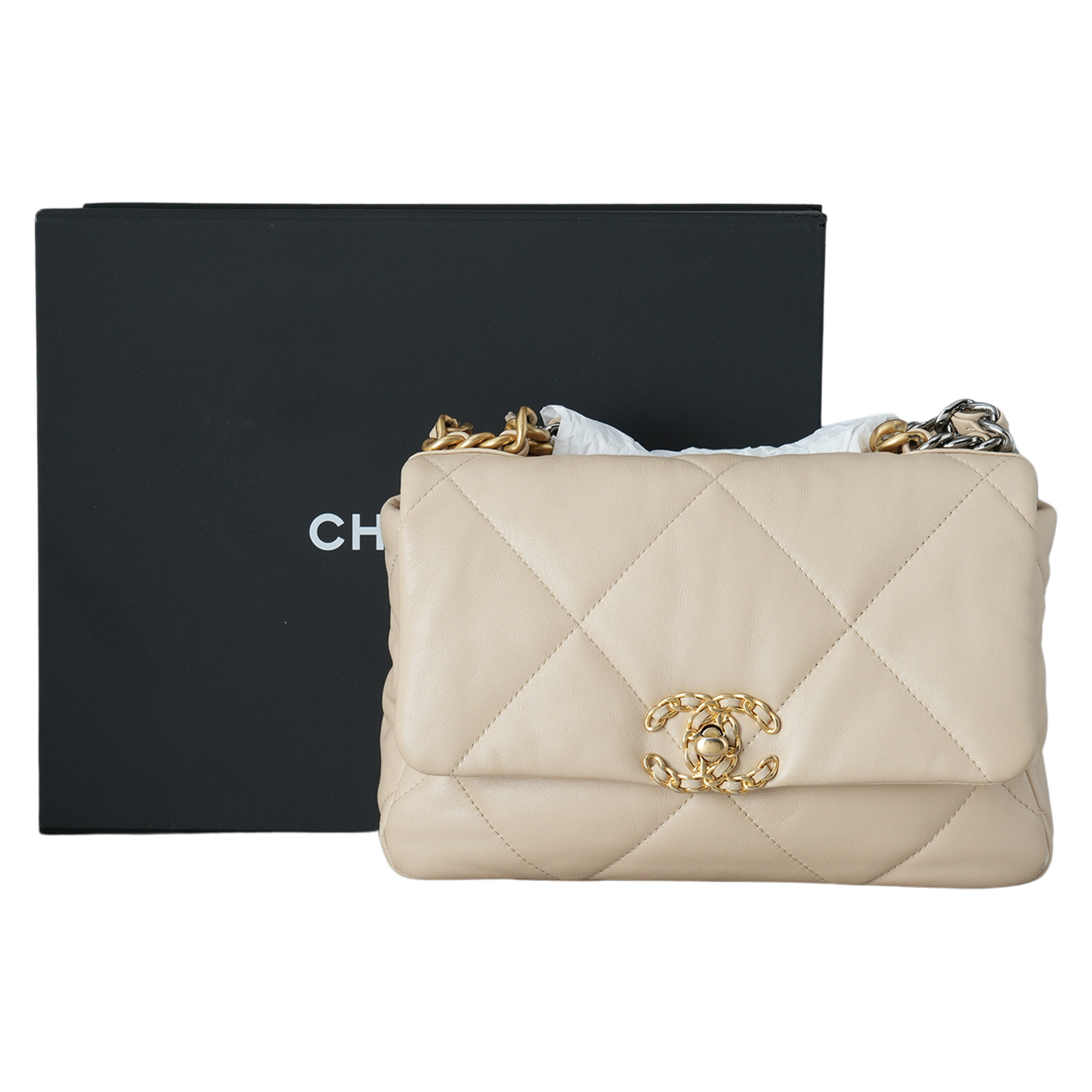 CHANEL(USED)샤넬 AS1160 19백 미듐