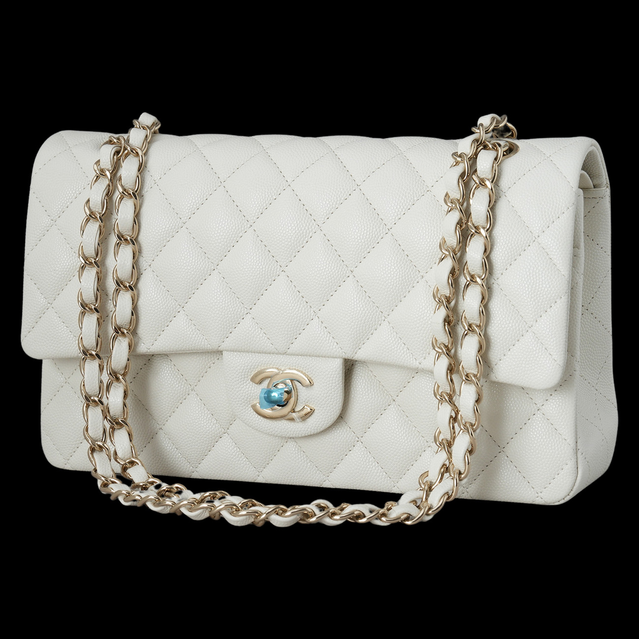 CHANEL(USED)샤넬 캐비어 클래식 미듐 플랩백