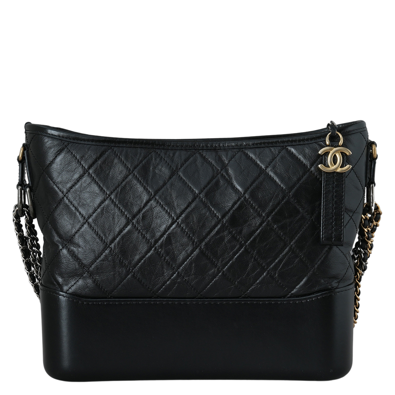 CHANEL(USED)샤넬 A93824 가브리엘 호보 미듐