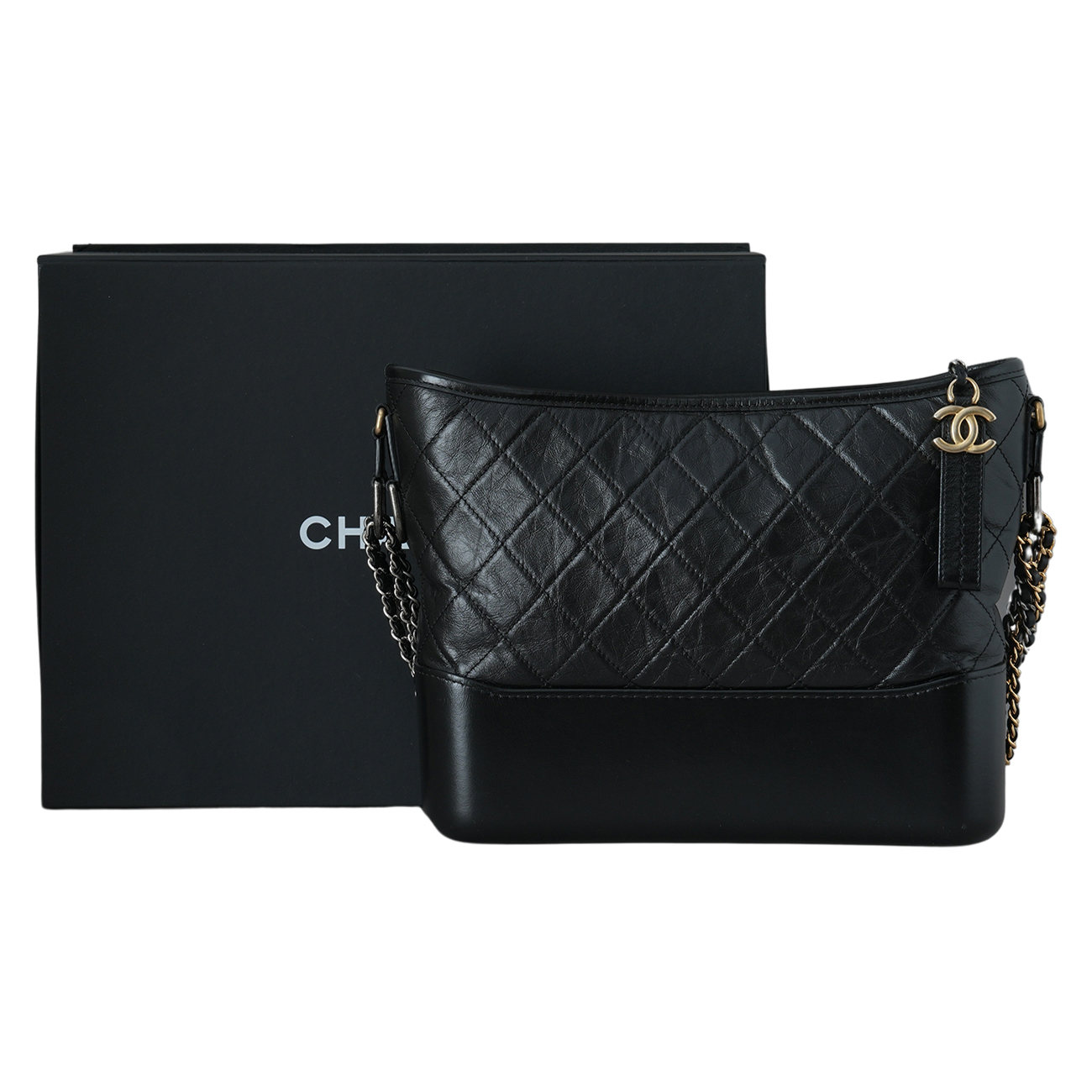 CHANEL(USED)샤넬 A93824 가브리엘 호보 미듐
