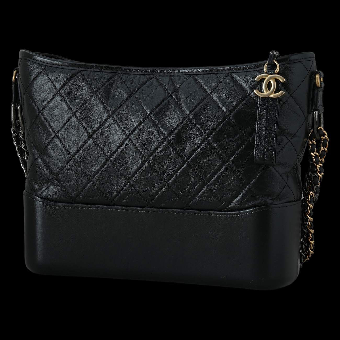 CHANEL(USED)샤넬 A93824 가브리엘 호보 미듐