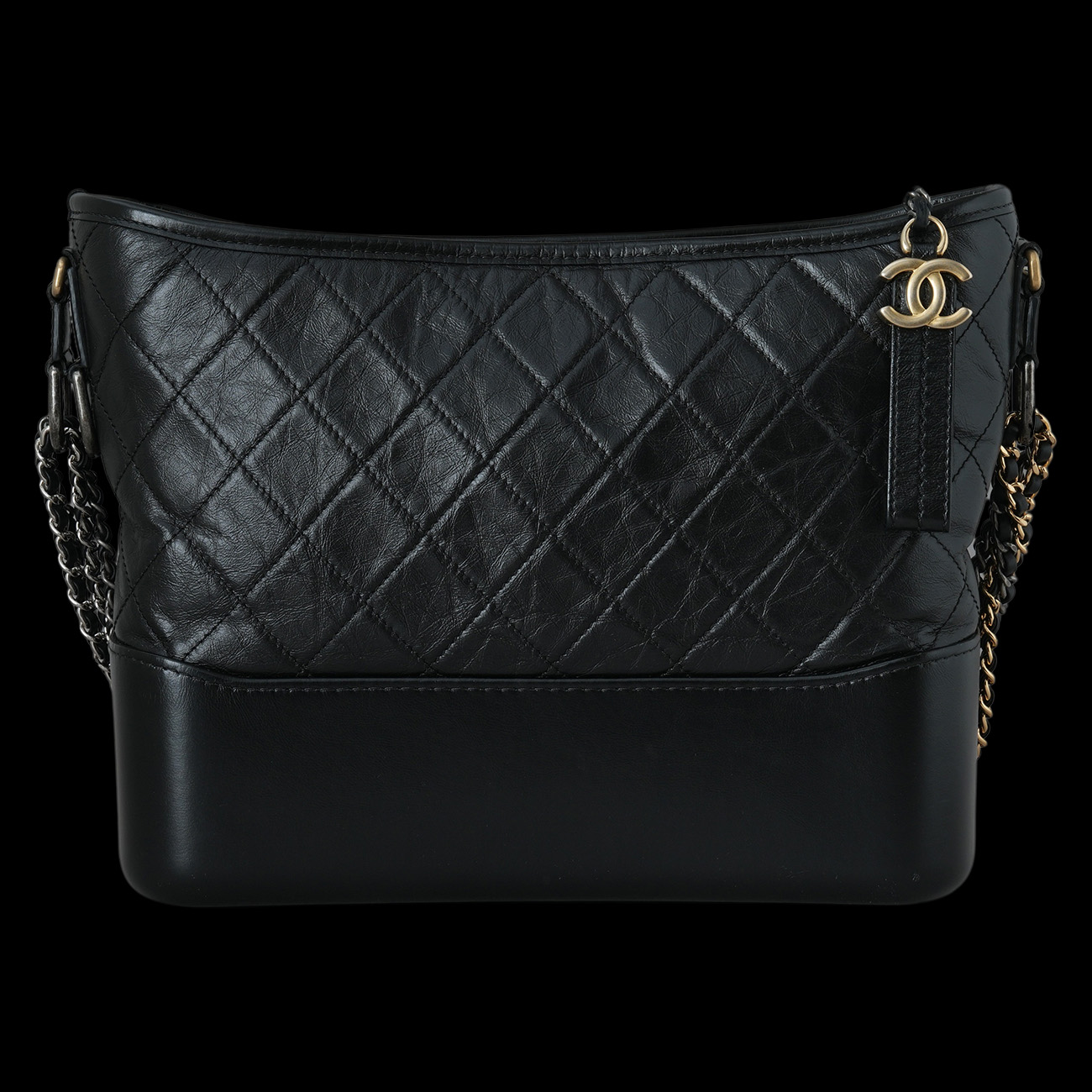CHANEL(USED)샤넬 A93824 가브리엘 호보 미듐