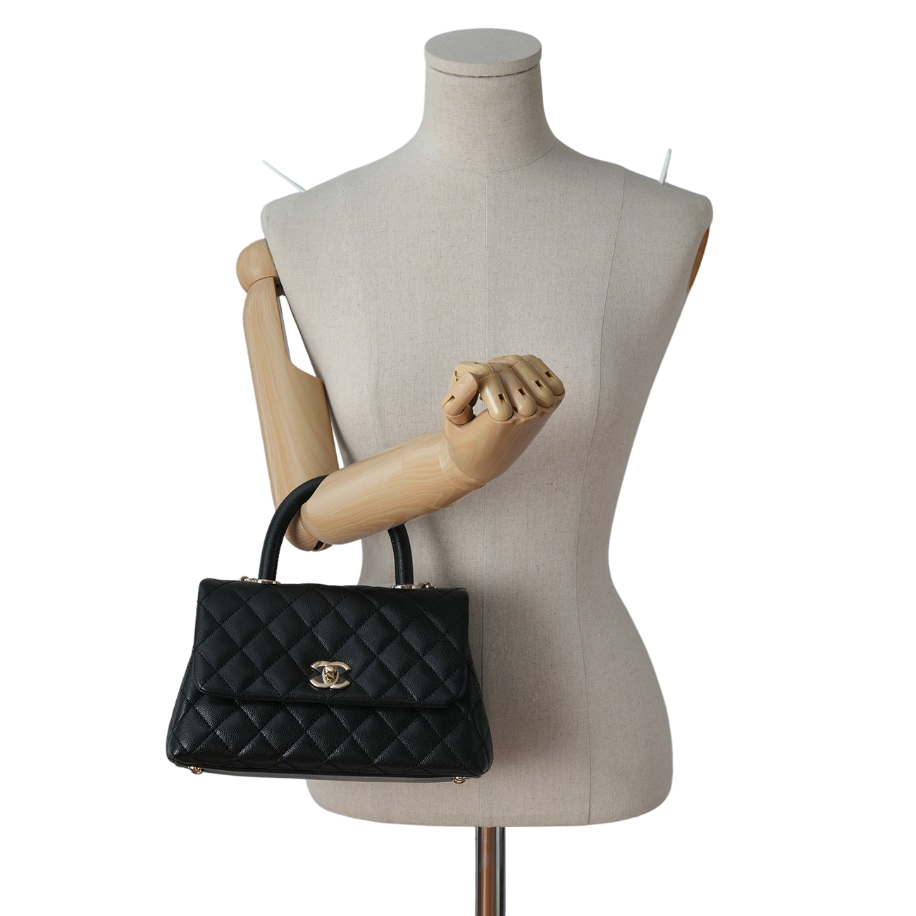 CHANEL(USED)샤넬 캐비어 코코핸들 스몰