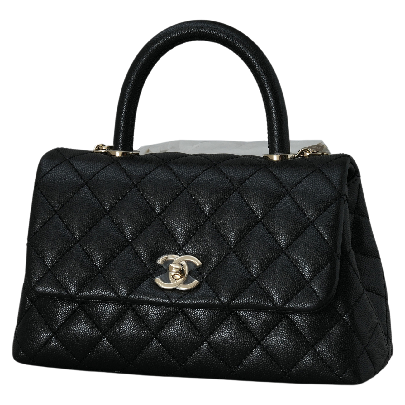 CHANEL(USED)샤넬 캐비어 코코핸들 스몰