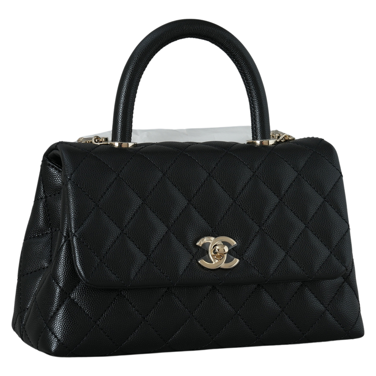 CHANEL(USED)샤넬 캐비어 코코핸들 스몰