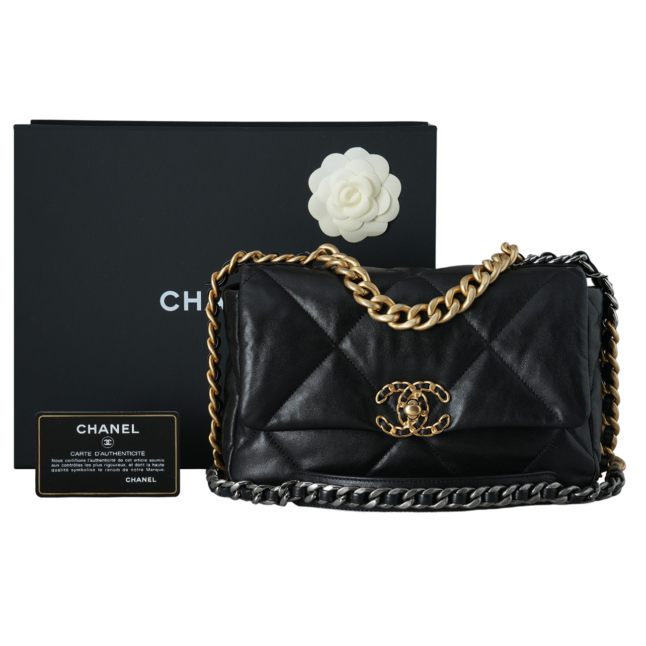 CHANEL(USED)샤넬 AS1160 19백 미듐